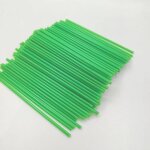 Agitateurs a caf en paille plastique, btonnets a cocktail noirs, accessoires de bar, outils de bar, ...