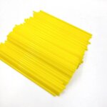 Agitateurs a caf en paille plastique, btonnets a cocktail noirs, accessoires de bar, outils de bar, ...