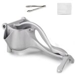 Agrumes manuel en alliage d'aluminium, extracteur de jus avec filtre a pince alimentaire, sacs pour jus ...
