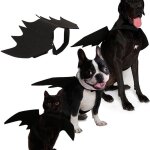 Ailes de chauve - souris pour chien et chat, fournitures de cosplay, d�guisement d'halloween, accessoires ...