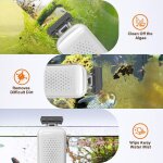 Aimant aquarium nettoyage, mise a niveau du puissant lave vitre magntique aquarium, raclette aquarium ...