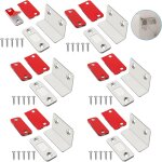 Aimant porte placard 6 pi�ces mince loquets magn�tiques � coller, aimant de porte, aimant placard, utilis� ...