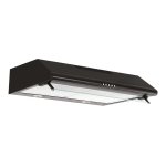 Airlux ahc640bk - hotte visire - noir mat