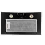 Hotte airlux ahg560bk groupe filtrant encastrable