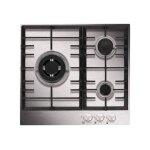 Airlux at635hix - table de cuisson au gaz - 3 plaques de cuisson - niche - largeur : 56 cm - profondeur ...