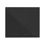 Airlux atif63bkm - table de cuisson  induction - 3 plaques de cuisson - niche - largeur : 56 cm - profondeur ...