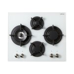 Airlux av685hwh - table de cuisson au gaz - 4 plaques de cuisson - niche - largeur : 55 cm - profondeur ...
