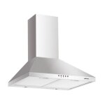 Airlux - hotte d�corative murale 60cm 569m3 / h inox ahp650ss