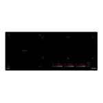 Airlux panoramique atif930bk - table de cuisson  induction - 3 plaques de cuisson - niche - largeur ...