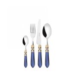 Couverts - aladdin - couronne d'or - 24 pi�ces - acier inoxydable 18 / 10 - compatible lave - vaisselle ...