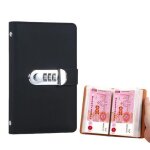 Album de billets de banque 50 pages � code 100 pochettes transparentes noir yonis