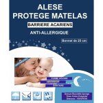 Al�se (140 x 190) prot�ge - matelas imperm�able anti - acariens anti - allergique