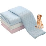 Alses lavables et rutilisables pour chiens lot de 2, bleu et rose 100 % impermables et ultra - absorbantes ...
