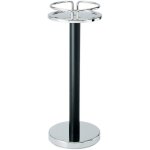 Alessi 5059 colonne porte - seau en acier inoxydable 18 / 10 brillant avec axe laqu, brun fonc