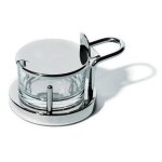 Alessi - 5071 - bote a fromage en acier inoxydable brillant et cristal import allemagne