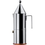 Alessi 90002 / 6 la conica cafetire espresso en acier inoxydable 18 / 10 avec fond en cuivre, 6 tasses ...