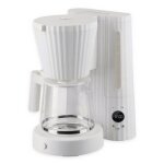 Alessi - cafeti�re - pliss� - blanc - blanc