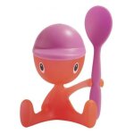 Alessi - coquetier rose en résine hugo alessi - multicolore Alessi - coquetier rose en résine hugo alessi - multicolore
