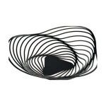 Alessi - coupe � fruits - trinity - noir - noir