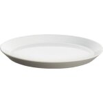 Alessi dc03 / 1 lg tonale assiette plate en cramique stoneware set de 4 pices light grey