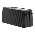 Alessi - grille - pain � double compartiment - pliss� long - noir - noir
