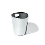Alessi jm21 bolly seau a champagne en acier inoxydable 18 / 10 brillant