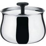 Alessi nf03 cha sucrier en acier inoxydable 18 / 10 brillant