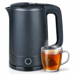 Alpina bouilloire electrique 1, 5l 1850 - 2200w - theiere pour 6 tasses d'eau chaude - eau bouillante ...
