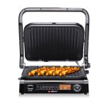 Alpina grill electrique 8 �tapes de barbecue - rev�tement antiadh�sif - inclinable � 180� - 2100 w - ...