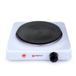 Alpina plaque de cuisson electrique 1 cuve - 1500w - blanc Alpina plaque de cuisson electrique 1 cuve - 1500w - blanc