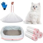 Amalan lot de 30 sacs a liti�re xxl pour chat (91x45 cm) avec peigne & gants offerts - sacs anti - griffes ...