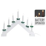 Ambiance chandelier pont de bougies avec 7 led blanc Ambiance chandelier pont de bougies avec 7 led blanc