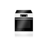Amica - cuisinire induction 3 foyers four multifonctions catalyse 77l largeur 60cm blanc aci7005rb