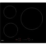 Amica - table de cuisson à induction 60cm 3feux 7000w noir - gp371 Amica - table de cuisson à induction 60cm 3feux 7000w noir - gp371