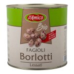 D'amico borlotti bio haricots secs 2. 5 kg, l�gumineuses biologiques riches en prot�ines, id�al cuisine ...