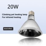 Ampoule de reptile 20 / 30 / 40 / 50 / 60 / 100w, lampe a infrarouge lointain a chauffage rapide, veilleuse ...