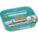 Anchois entiers huile olive 115g phare d'eckmhl