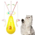 Animal de compagnie chat gobelet jouet dr?le interactif jeu teaser chat jouets chat couinement cloche ...