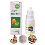 Animal de compagnie chien chat anti - puces goutte d'insecticide de jet de tueur pour chien chat chiot ...