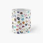 Animal crossing all characters classic mug - 11 onces pour caf�, th�, tasse