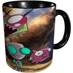 Anime invader zim mug coffee mug personalized cups, funny mugs, tea mug 11oz ceramic coffee cup children's ...
