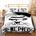 Anime manga parure de lit pi��ces avec housse de couette et taies d'oreiller, microfibre, impression ...