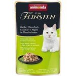 Animonda vom feinsten 18 x 50 g au thon blanc, calamar et algues, en sauce aux moules