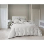 Anne de sol�ne vexin housse de couette blanc coton 240 x 220 cm