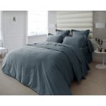 Anne de sol�ne vexin housse de couette gris coton 260 x 240 cm