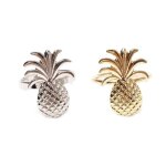 Anneau rond de serviette en mtal plaqu ananas, support, dcoration de table pour fte de mariage et ...