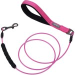 Anti - mâchouille laisse pour chien, laisse en chaîne avec poignée réfléchissante en mousse douce, corde ... Anti - mâchouille laisse pour chien, laisse en chaîne avec poignée réfléchissante en mousse douce, corde ...