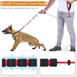 Anti - mâchouille laisse pour chien, laisse en chaîne avec poignée réfléchissante en mousse douce, corde ... Anti - mâchouille laisse pour chien, laisse en chaîne avec poignée réfléchissante en mousse douce, corde ...