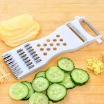 Appareil de coupe manuel pour fruits et lgumes, coupeur de concombre, chou, carotte, eplucheur de pommes ...