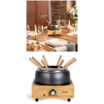 Appareil à fondue 8 personnes bois contrôle de température réglable 1500w fond antidérapant protection ... Appareil à fondue 8 personnes bois contrôle de température réglable 1500w fond antidérapant protection ...
